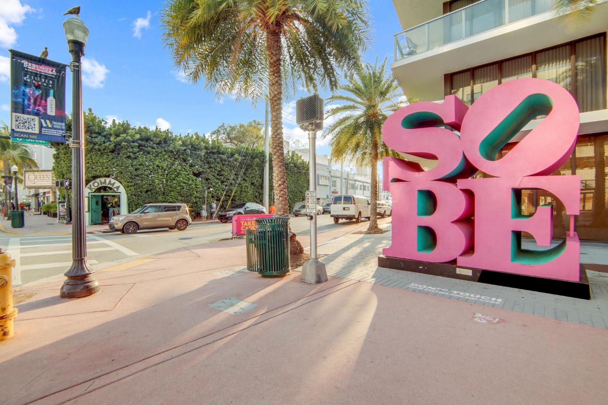 Beachy 1 B/R, W/2 Queen Beds, On Ocean Drive Beach Miami Beach Esterno foto
