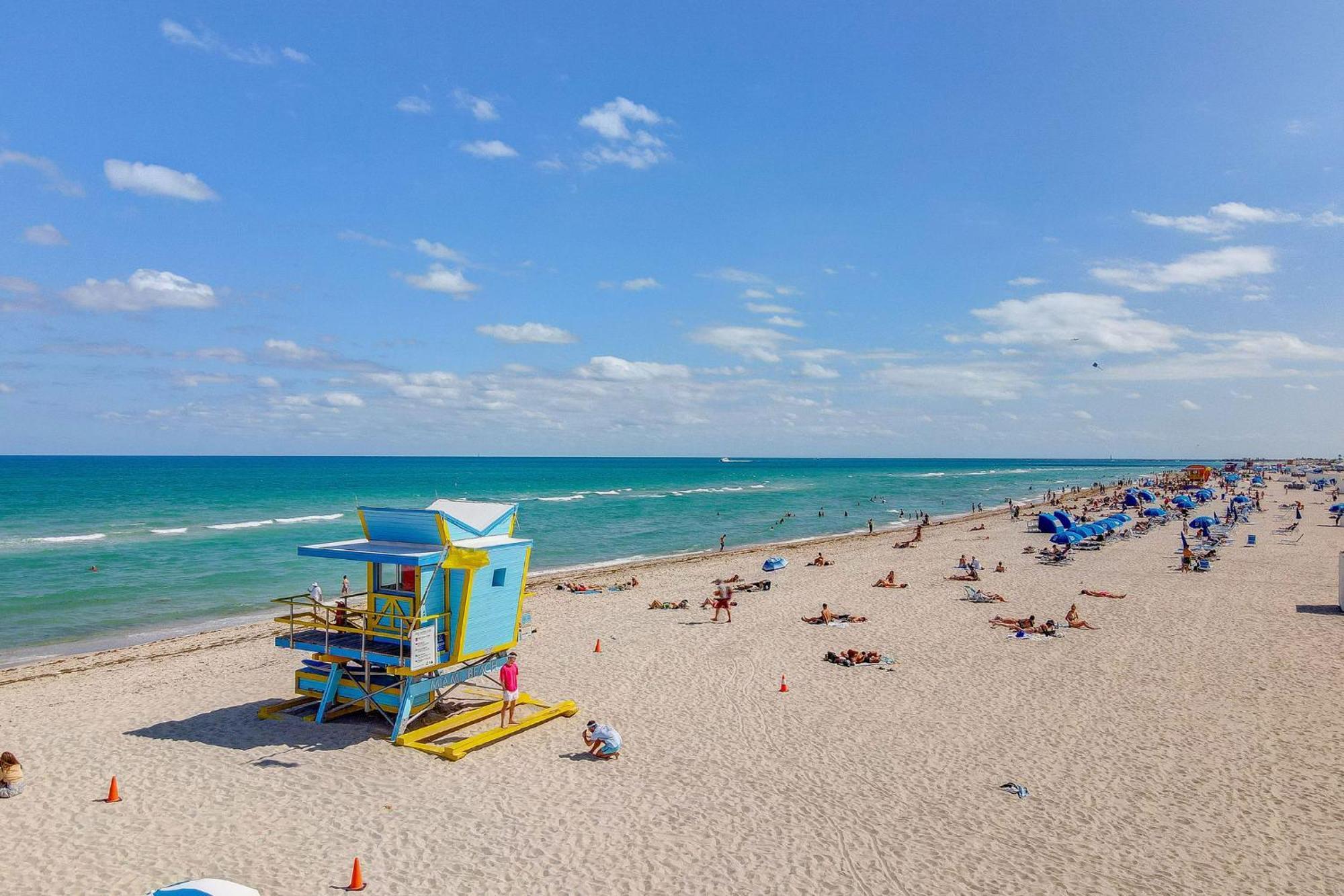 Beachy 1 B/R, W/2 Queen Beds, On Ocean Drive Beach Miami Beach Esterno foto