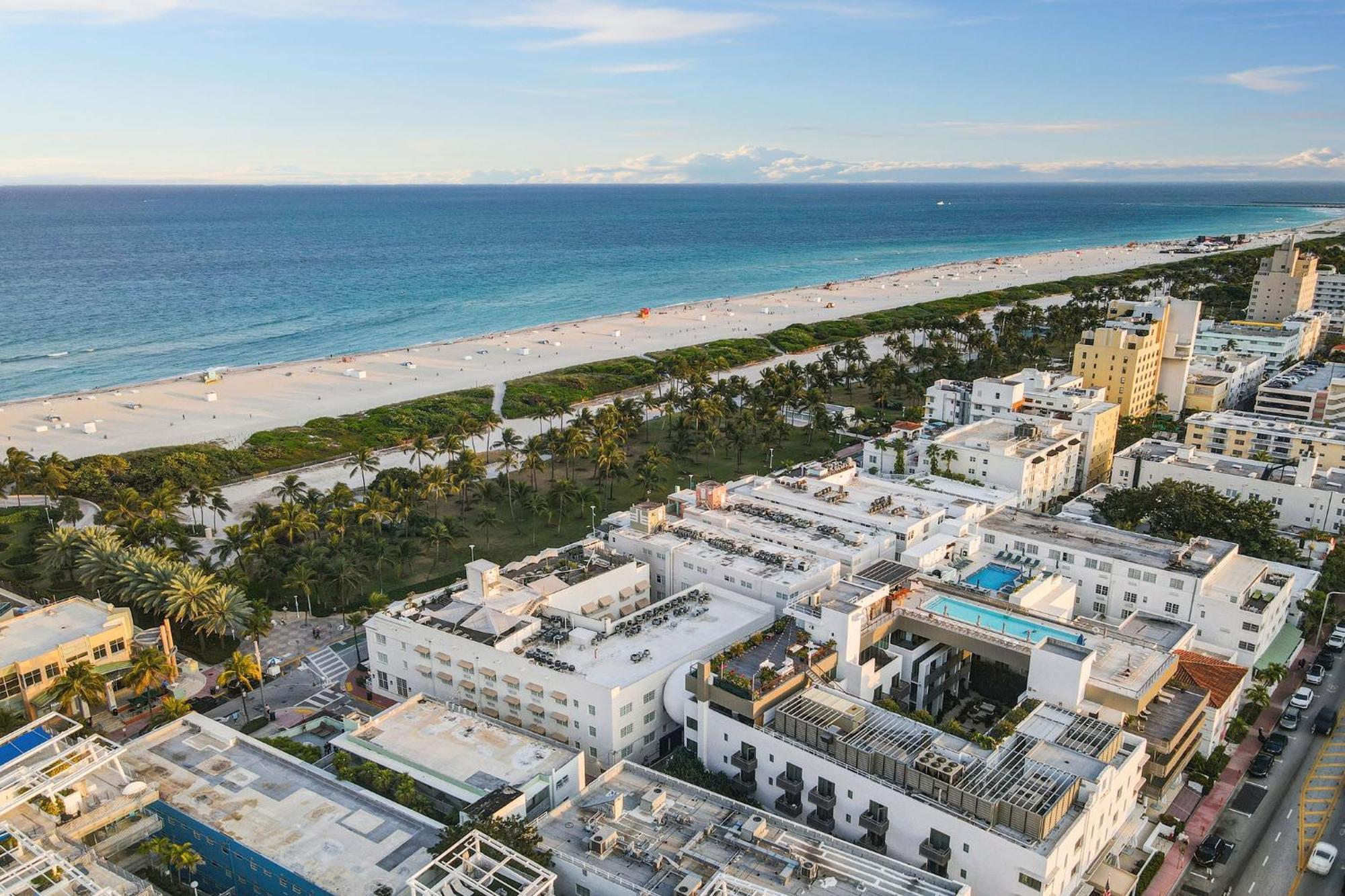 Beachy 1 B/R, W/2 Queen Beds, On Ocean Drive Beach Miami Beach Esterno foto